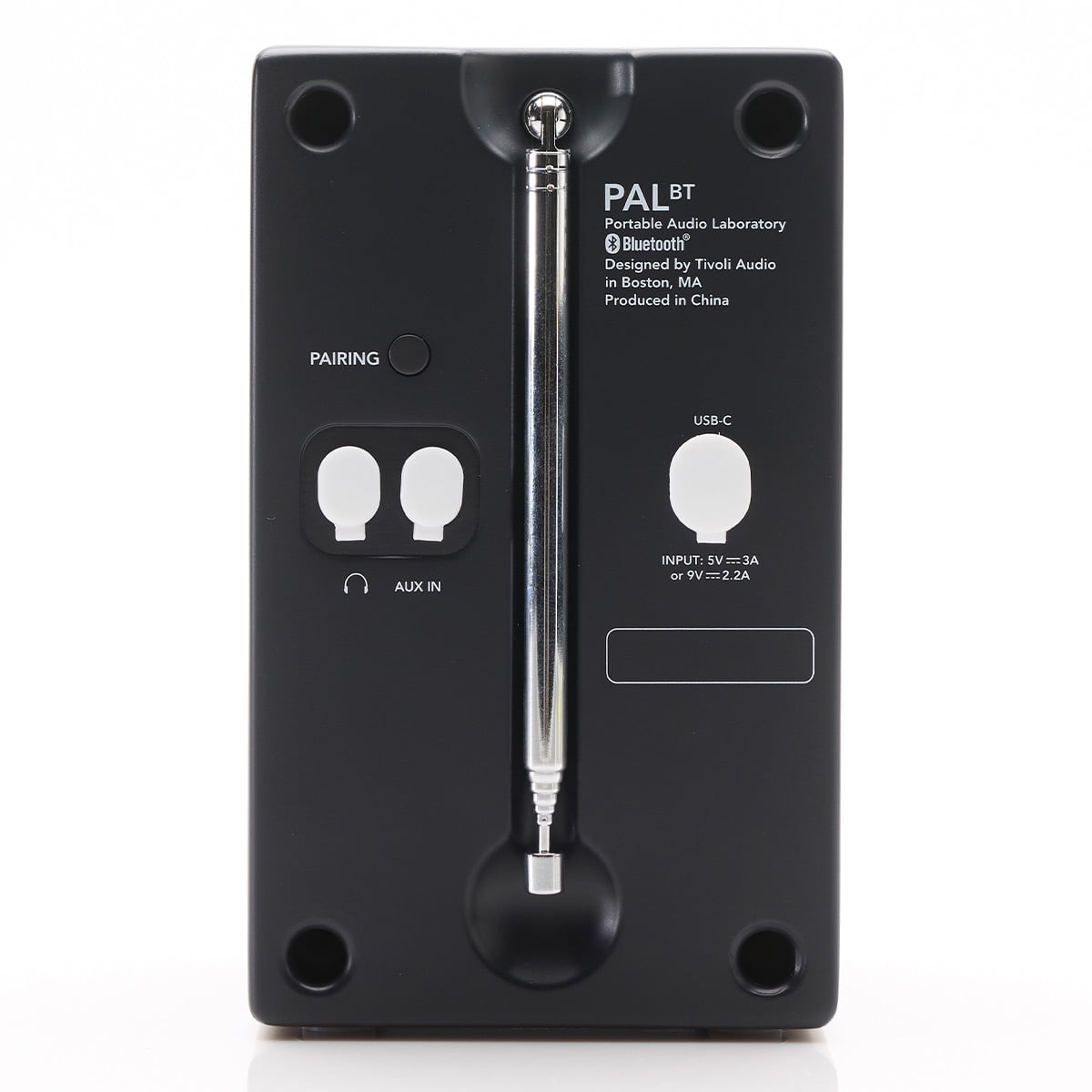 Tivoli Audio PAL BT Bluetooth FM Portable Radio and Speaker - Gen 3 (Black)