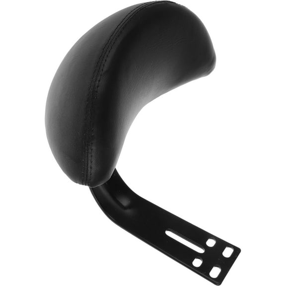 HOMEMAXS Comfortable Electric Bicycle Backrest with Faux Leather and Metal for Easy Installation Black Fits Various 7.8x5.9 Inches