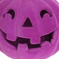 thumbnail image 2 of Halloween Themed Purple Flocking Pumpkin For Halloween Indoor Decorations, 2 of 3