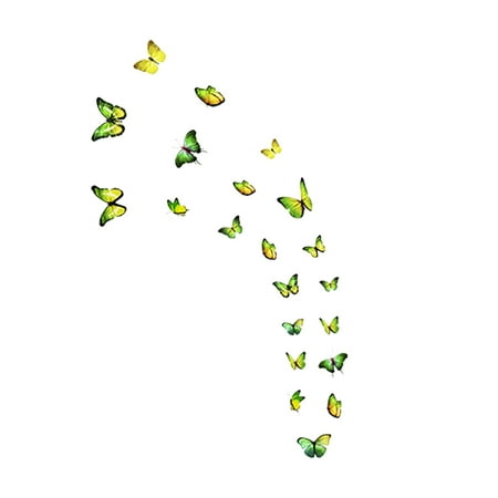 

koaiezne Glowing Butterfly Decorations Wall Ceiling Bedroom Stickers Decals Luminous Color Butterfly Flower Fairy Fluorescent Sticker Children s Room Cartoon Self Stay Weird Sticker Scooter Stickers