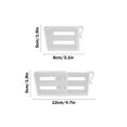 thumbnail image 3 of SPOORYYO Panier de Rangement pour Porte Latérale de Réfrigérateur Séparateur Rétractable Cloison Latérale Partition Tiroir Rangement Combinaison Non Rigide, 3 of 9