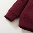 thumbnail image 6 of 12 Months Baby Girls Clothes 18 Months Girls 3PCS Outfits Set Solid Color Toddler Girls Long Sleeve Top Pants Set with Headband Red, 6 of 9