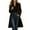 Brown, variant on Women's Long Cardigans Fall Velvet Long Sleeve Open Front Button Casual Jackets Duster Coat with Pockets