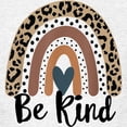 thumbnail image 3 of CafePress - Be Kind Leopard Rainbow Kindness T Shirt - Light T-Shirt Kids XS-XL, 3 of 4