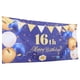 thumbnail image 4 of KAKOWELY Fondo de pancarta de feliz cumpleaños, decoración de fondo de cumpleaños, utilería para fotomatón (16.º), 4 of 5