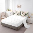 thumbnail image 5 of Manfei Modern Geometric 7-Piece Twin Bedding Sets,Rhombus Circle Pattern Bedding Comforter Set,Black Beige Red Sheet Sets For Men Women,Breathable Home Decor Reversible, 5 of 8
