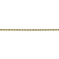 thumbnail image 3 of Solid 10k Yellow Gold 2.00mm Diamond-Cut Quadruple Rope Chain Necklace - with Secure Lobster Lock Clasp 16", 3 of 6