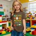thumbnail image 2 of Shadoumai 100 Days of School Shirt Kids：Happy 100 Day Shirts Boys Girls School-Day Tshirts Cute Graphic Tee Tops 4-12y, 2 of 4