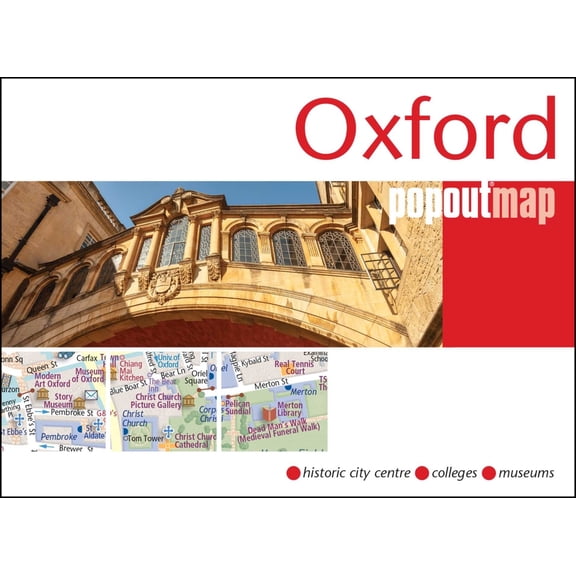 Popout Maps Oxford Popout Map, (Paperback)