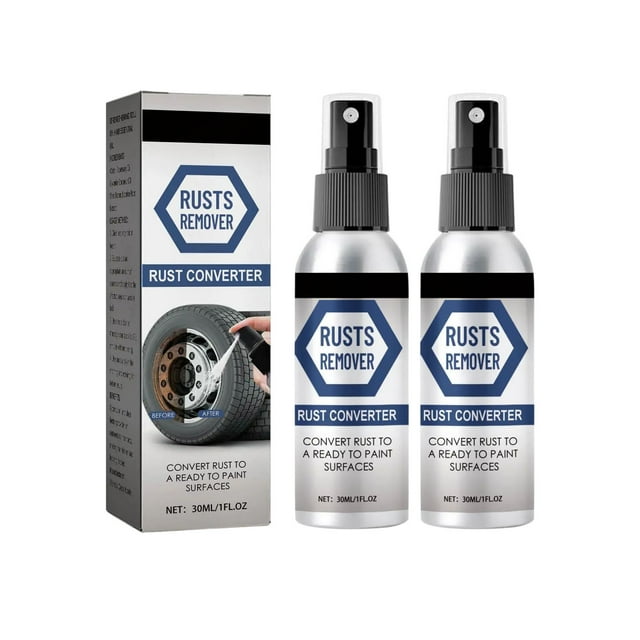 Uscallm Rust Remover Spray for Metal Automotive Wheels Kitchen Stainless Steel Rust Prevention Cleaner Rust Converter Protective Coating 30ml