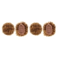 thumbnail image 4 of Seitruly Up Wraps pelo sintético fácil de usar con estilo peinados Afro extensión Afro Bun para cabello Natural Q9 6H27 T9 6H27 2Conjunto, 4 of 6