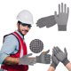 thumbnail image 1 of Guantes de nailon antideslizantes con puntos, adecuados para jardinería, escalada en roca y embalaje. Guantes de protección laboral transpirables y con puntos, 2 pares., 1 of 6