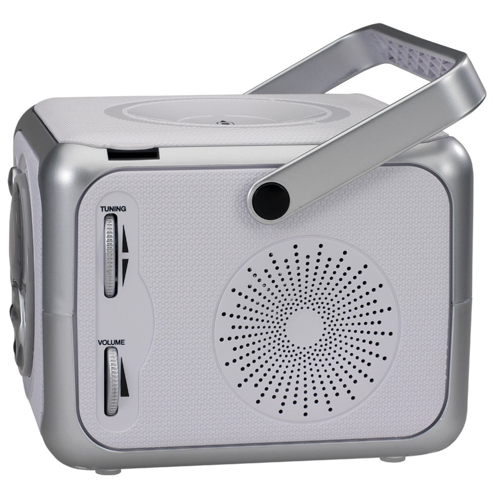 Jensen Portable Wireless BLUETOOTH Top Loading CD Player with FM Stereo Receiver Included
