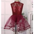 thumbnail image 6 of MSemis Big Girls Sequined Lyrical Ballet Dance Leotard Skirted, 6 of 7