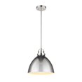 thumbnail image 1 of Somerville 12'' Wide 1-Light Pendant - Polished Nickel, 1 of 2