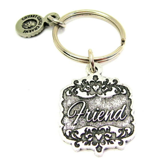 Chubby Chico Charms Friend Victorian Scroll Key Chain