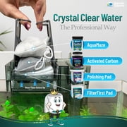 Aquatic Experts - FilterFirst Aquarium Filter Pad Media Roll Crystal Clear Water, 12 by 72 x .75