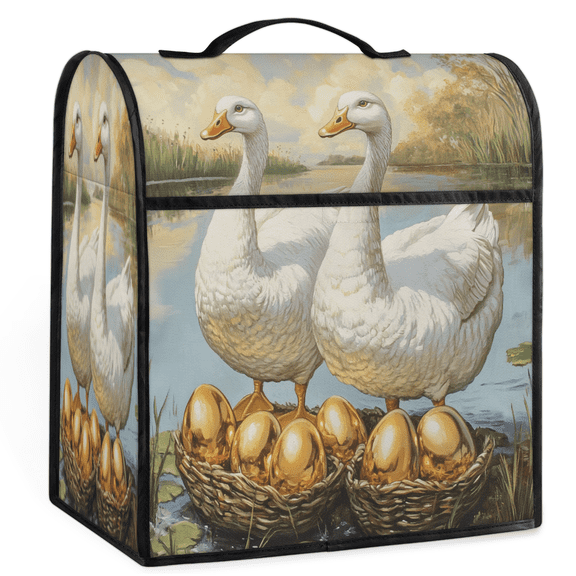 ADECORIVY Funny Goose Stand Mixer Dust Cover with Top Handle for KitchenAid 6-8 Quart Bowl-Lift
