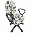 thumbnail image 1 of Floral Office Chair Slipcover, Botanical Petals Field Foliage Branches Flowers Fern Flourishing Nature Motif Design, Stretch Decorative Fabric Cover, Standard Size, Multicolor, by Ambesonne, 1 of 5