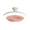 Pink, variant on Boovnll Ceiling Fan with Lights, Enclosed Low Fan Light, Ceiling Light with Fan, Hidden Fan with E27 Lamp