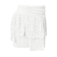 thumbnail image 5 of Skirts for Women Skirt Category Lace Tiered Skirt For Everyday Wear With Flirty Ruffle And Elegant A Line White S, 5 of 6