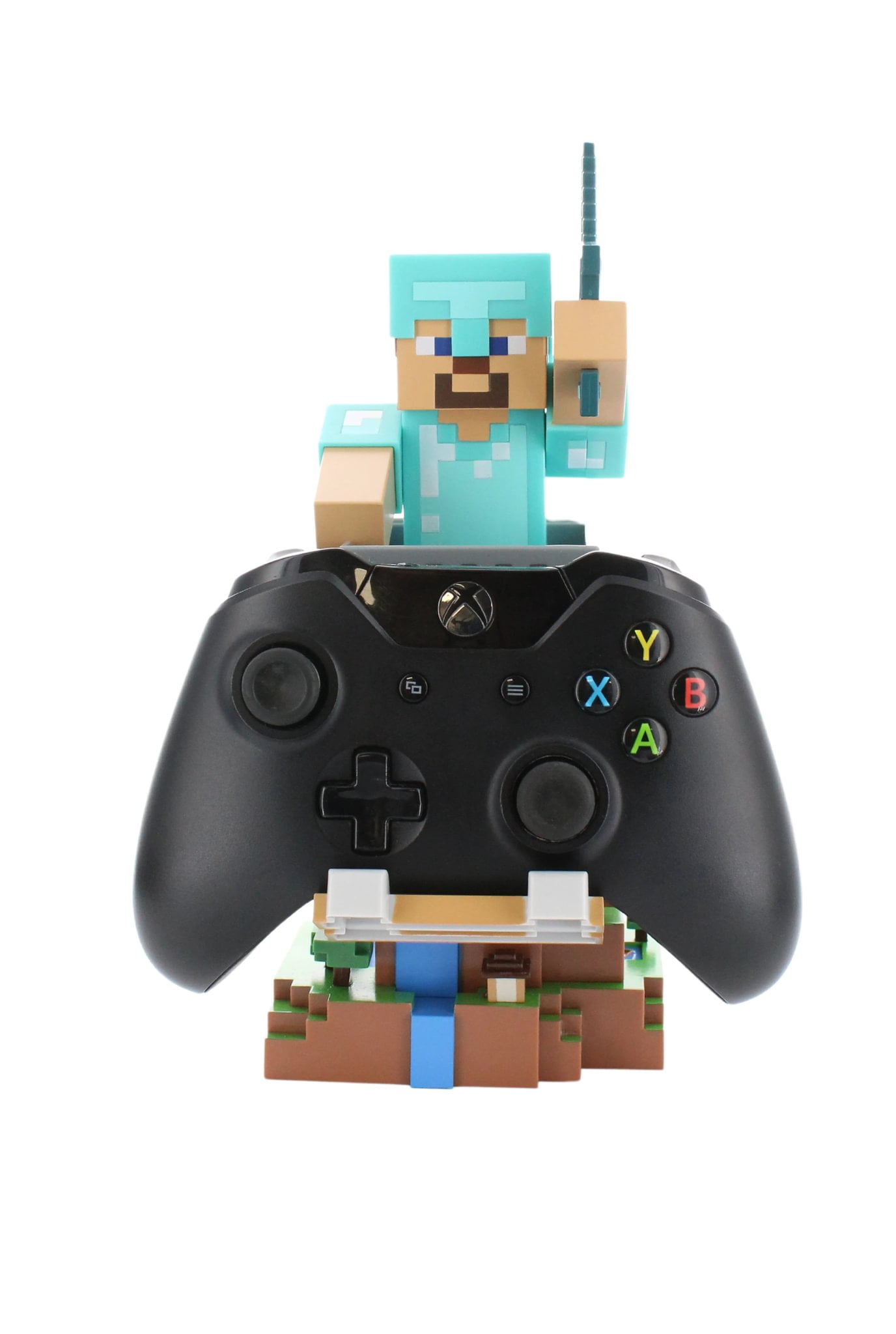 Exquisite Gaming Minecraft: Steve Cable Guy R.E.S.T support d'appareil de figurine à collectionner CG Steve_f