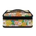 thumbnail image 2 of KUIFORTI Insulated Lunch Bag Reusable Lunch Bags Lunch Box for Women Lunch Boxes Lunchbox for Adults Lunch Tote Handbags,Hippie Flower, 2 of 7