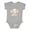 AC-Heather Grey, variant on My Uncle Loves Me Cute Elephant Boys or Girls Baby Bodysuit