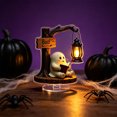 thumbnail image 6 of Halloween Decorations Indoor Clearance, 2D Halloween Spinning Acrylic Tabletop Figurine – Cute Ghost 360-Degree Rotating Ornament, for Mantel, Shelf, Desk & Halloween Gifts (A), 6 of 6