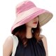 thumbnail image 1 of Women Wide Brim Sun Hats Metal Wired Edge Summer UV Protection Beach Fishing Hat for Hiking Garden Travel Chin Strap, 1 of 5