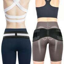 Sacroiliac SI Joint Hip Belt for Sciatica Pain Relief - Adjustable Support Belt for Women & Men, Lower Back Brace for Sciatica, Lower Back, Leg & Pelvic Pain Relief?White?