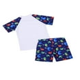 thumbnail image 2 of FNNMNNR Boy Swimming Sets Cartoon Swimsuit Summer Beach Bathing Suit, 2 of 5
