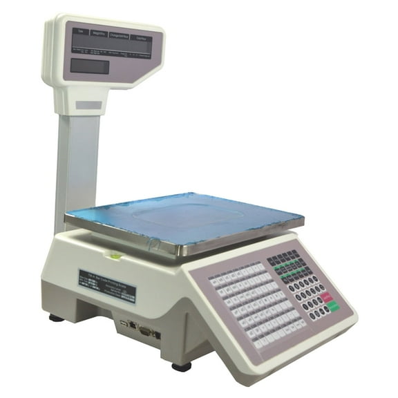 INTBUYING Electronic Price Computing Scale Five Window Pole LCD 15kg/33lb