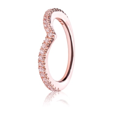 Ring in sterling silver w/clear CZ in sz 54 and engraving PAN Ring sz ...