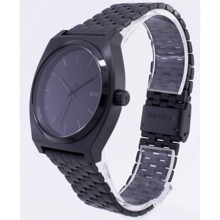 Nixon Men s Time Teller Black Stainless Steel Watch A045001