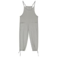 thumbnail image 4 of Weebloom Girls Overalls For Kids Sleeveless With Adjustable Spaghetti Straps Side Pockets Casual Summer Romper Comfortable Outfit Loose Jumpsuit For Girls 5-14 Years, 4 of 8