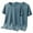 Blue, variant on Zpanxa Mens T-Shirts Casual Fashion Solid Large Size Half Sleeve Short Sleeve Round Neck Top