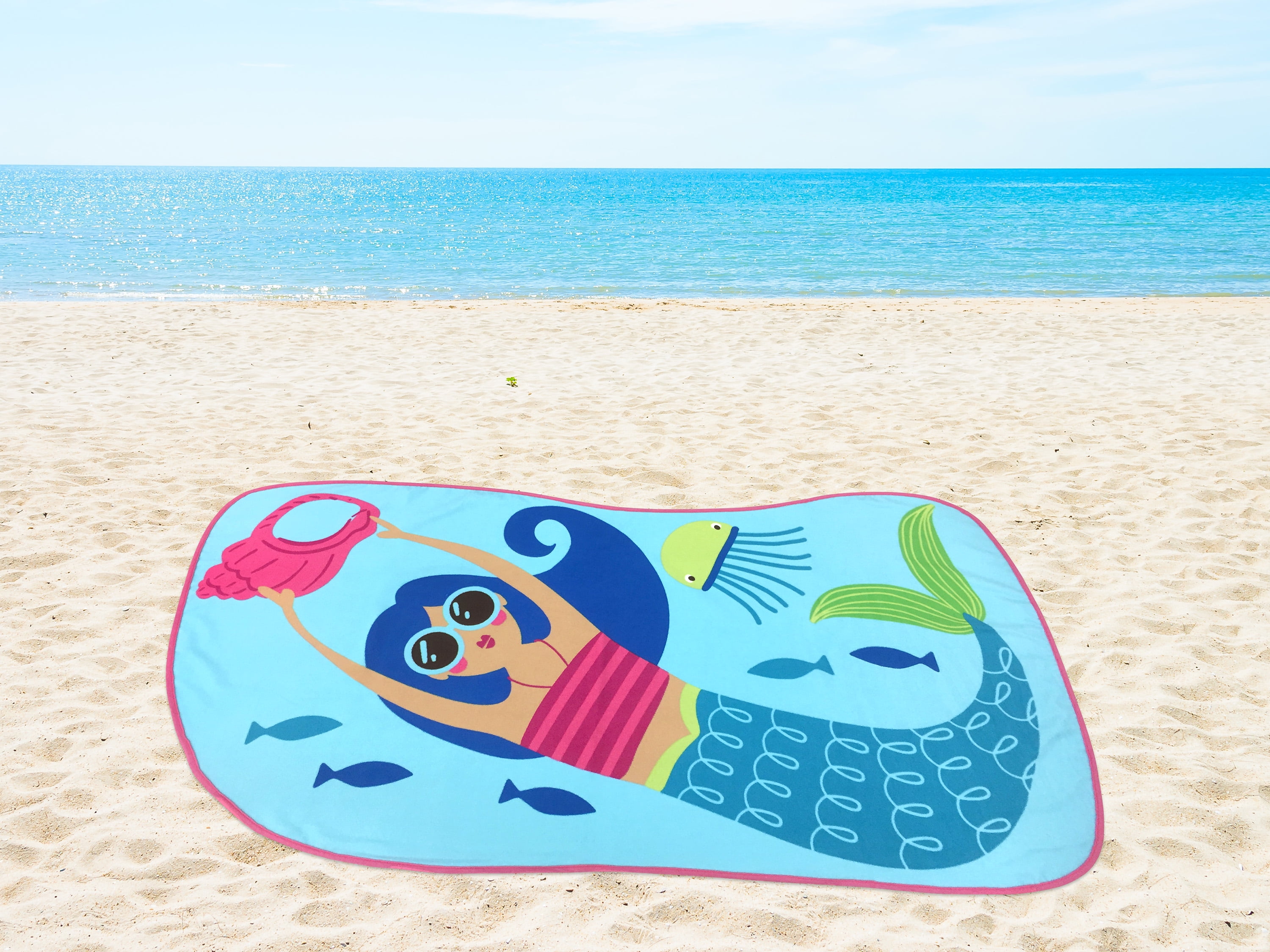 YourZone Mermaid Beach Towel