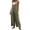Green, variant on Kureaily Women Summer Wide Leg Jumpsuit Sleeveless V Neck Casual Loose Jumpsuit Comfy Baggy Tank Romper With Pockets Women Stretchy Trousers