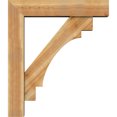thumbnail image 3 of Ekena Millwork 8"W x 38"D x 44"H Merced Block Rough Sawn Bracket w/ Offset Brace, Western Red Cedar, 3 of 25