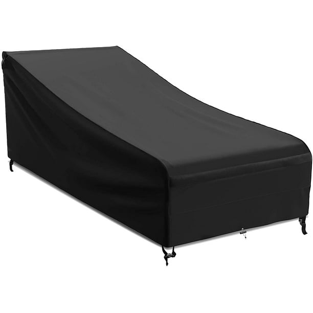 MR. COVER Patio Lounge Chair Covers, 600D Heavy Duty Outdoor Waterproof Chaise Lounge Covers, 86