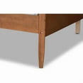 thumbnail image 6 of Baxton Studio Veles Mid-Century Modern Ash Walnut Finished Wood Full Size Daybed, 6 of 6