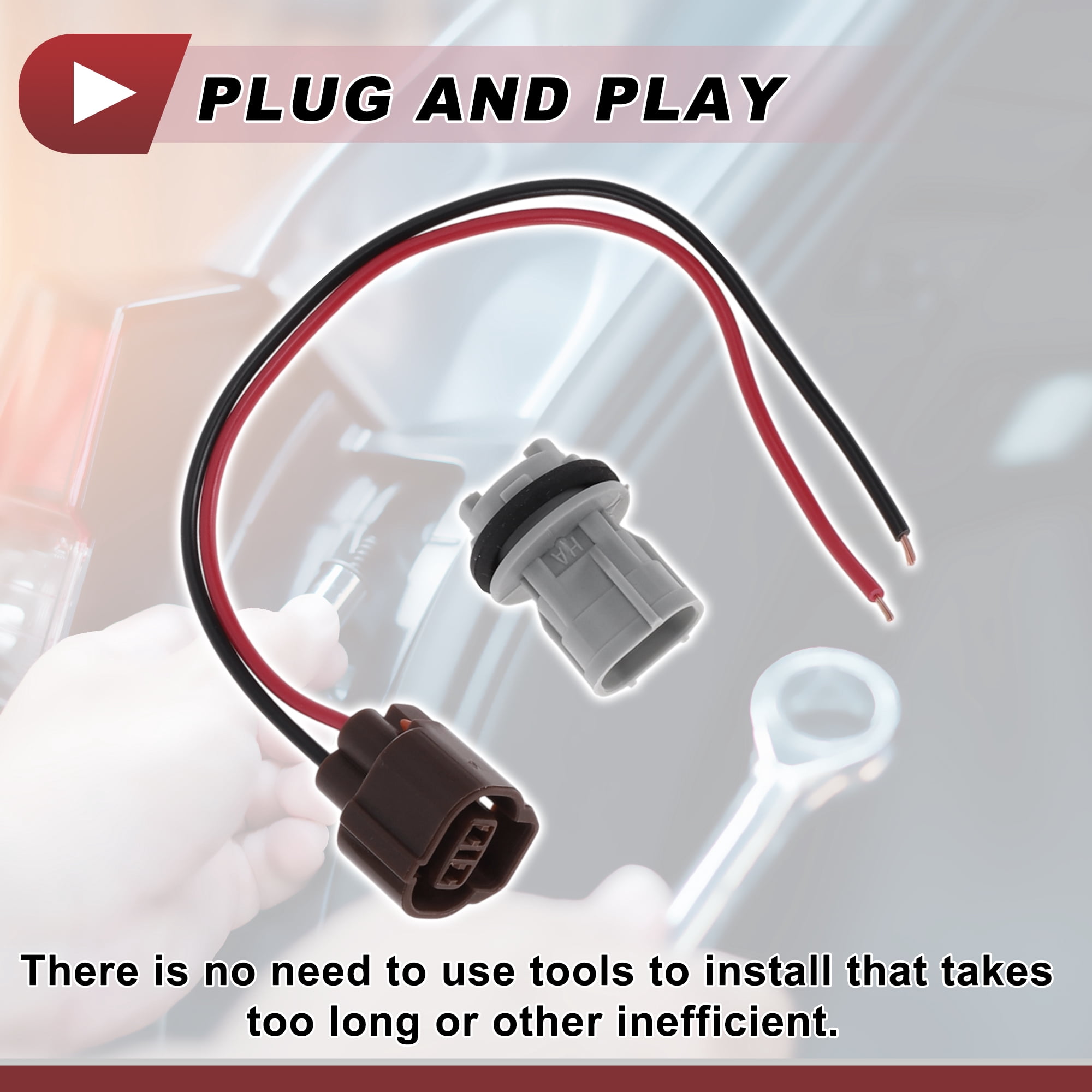 Unique Bargains Backup Reverse Light Socket Wiring for Toyota Rav4 Prius Prime 2013-2018