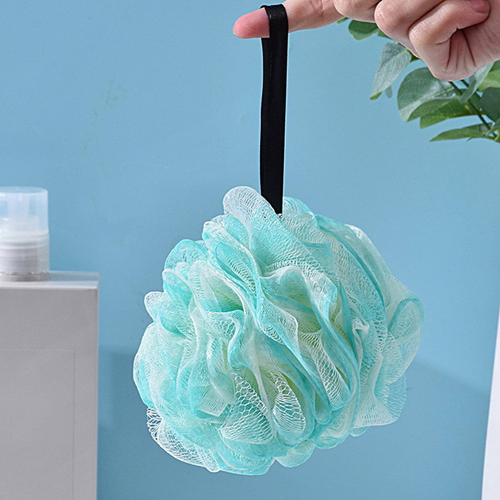 60g Bath Sponge And Loofah Set, Soft Shower Loofah Ball, For Men And Women, Bathroom  Accessories