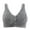 Gray, variant on FhsagQ Bra Women Bras Plus Size Women's Front Side Buckle Lace Edge without Steel Ring Movement Seamless Gathering Adjustment Yoga Sleep Large Bra Bras for Women Crotchless Black 46