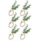 thumbnail image 3 of 2025 18 Pieces Eucalyptus Napkin Rings Beads Home R Faux Napkin Hs For, 3 of 5