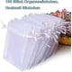 thumbnail image 4 of Paquete de 100 bolsitas de organza blanca, 7 x 9 cm, bolsita de organza para regalo, bolsita para joyas, bolsitas para bodas, bolsitas de lavanda, obsequios de boda, 4 of 5