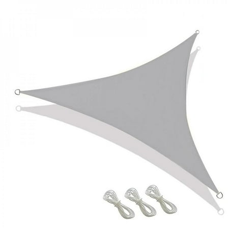 

Clearance! Triangle Waterproof Sun Shade Sail Canopy Oxford UV Block Awning for Outdoor Patio Lawn Garden Backyard Pool Deck Yard Park Carport