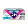 thumbnail image 1 of Protectores diarios Saba v-bio largo 40 pzas, 1 of 6