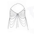 thumbnail image 3 of Ladies New Fashion Beach Chain Necklace Alloy Chain Bra Long Necklace And Pendant, 3 of 3
